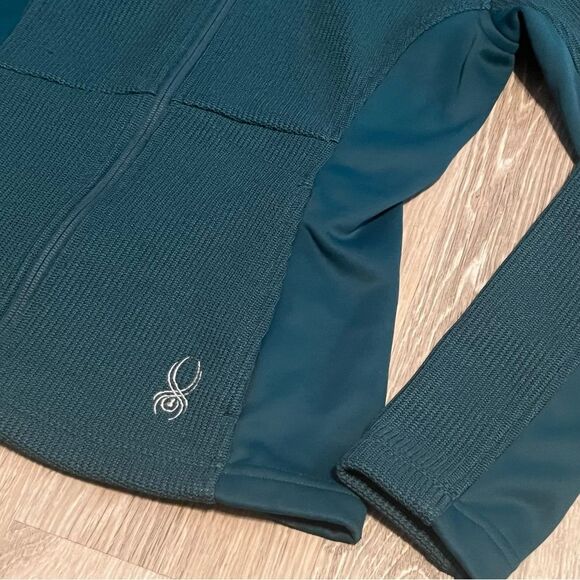 Spyder Core Sweater Full Zip Knitted Thick Fleece Lined Fitted Jacket S - Picture 2 of 10